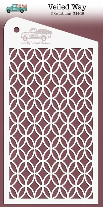 Veiled Way - Custom stencil to coordinate with Face To Face- ByTheWell4God
