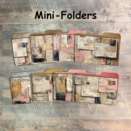 Mini Folders - 8 Mini Folders to Coordinate with the Face To Face Kit