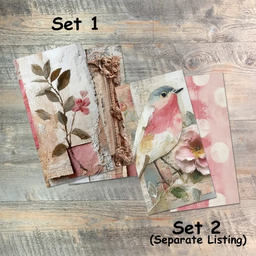  Journal Set 1 - Face To Face - Blank Journal Set  - Pair of Custom Travelers Notebook Inserts - 2 Notebook Inserts - Inserts for Dori
