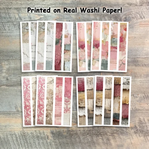  Mini Washi Sticker Pack for Face To Face - Real Washi Sticker Paper!