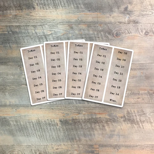 Shop Classic  - File Folder Labels - 4 Sheets of Labels for Mini File Folders