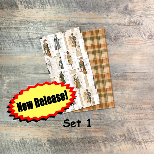 Journal Set 1 - Enough For Today - Blank Journal Set - Pair of Custom Travelers Notebook Inserts - 2 Notebook Inserts - Inserts for Dori