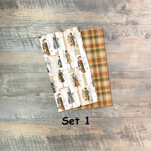 Journal Set 1 - Enough For Today - Blank Journal Set - Pair of Custom Travelers Notebook Inserts - 2 Notebook Inserts - Inserts for Dori