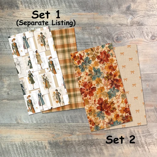 Journal Set 2 - Enough For Today - Blank Journal Set - Pair of Custom Travelers Notebook Inserts - 2 Notebook Inserts - Inserts for Dori