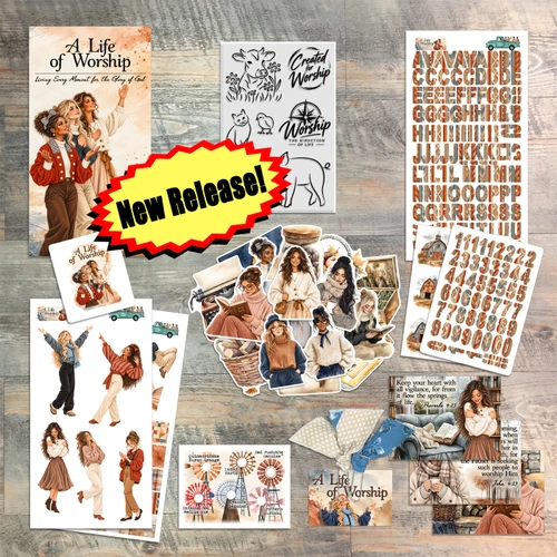 A Life of Worship - Devotional Kit for Bible Journaling