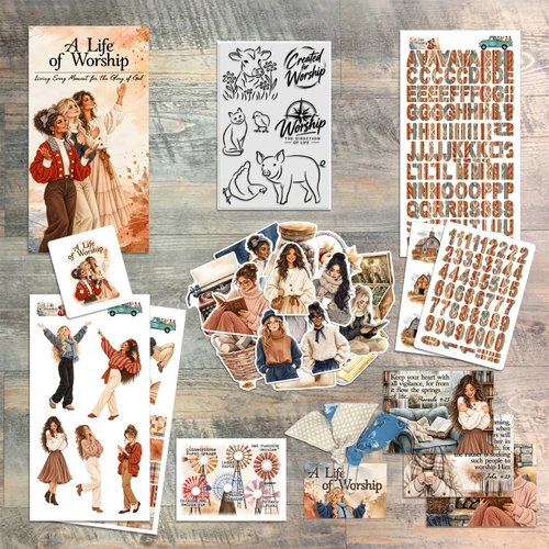A Life of Worship - Devotional Kit for Bible Journaling