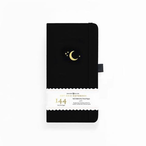 Traveler's Crescent Moon Dot Grid Notebook by Archer & Olive