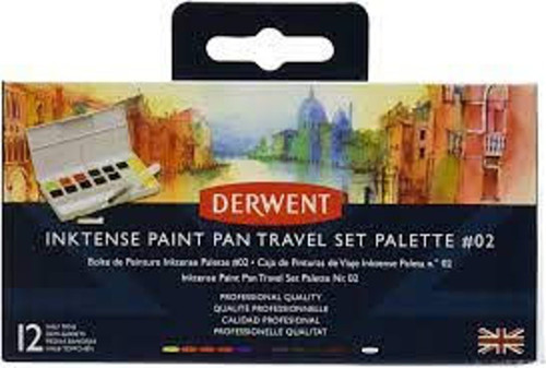 Inktense Paint Pan Travel Set Palette #02