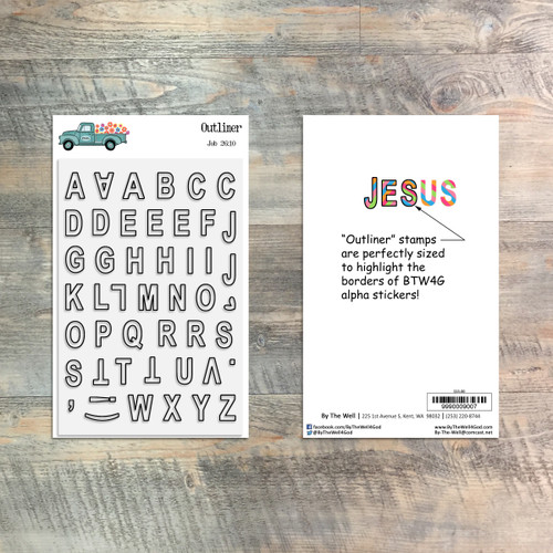 Outliner Stamp - 47 Piece Stamp Set - ByTheWell4God