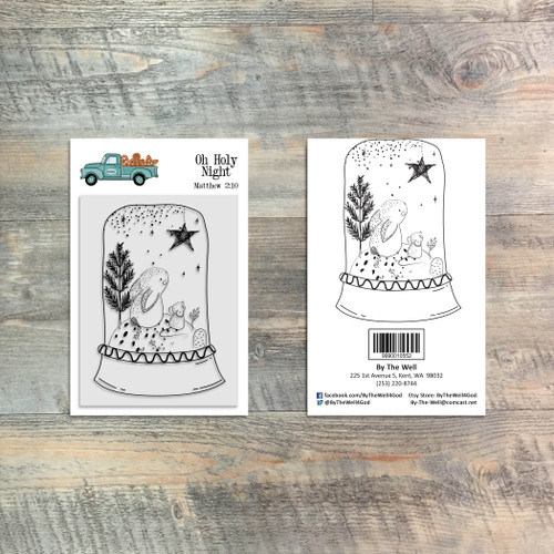Oh Holy Night - 1 Piece 3x4 Stamp Set - ByTheWell4God