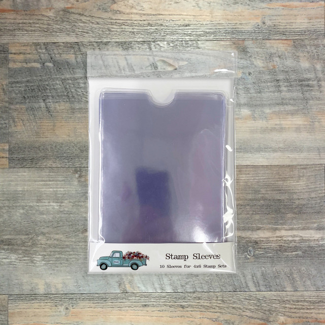 Stamp Sleeves for 4x6 Stamp Sets Set of 10 Store your stamps