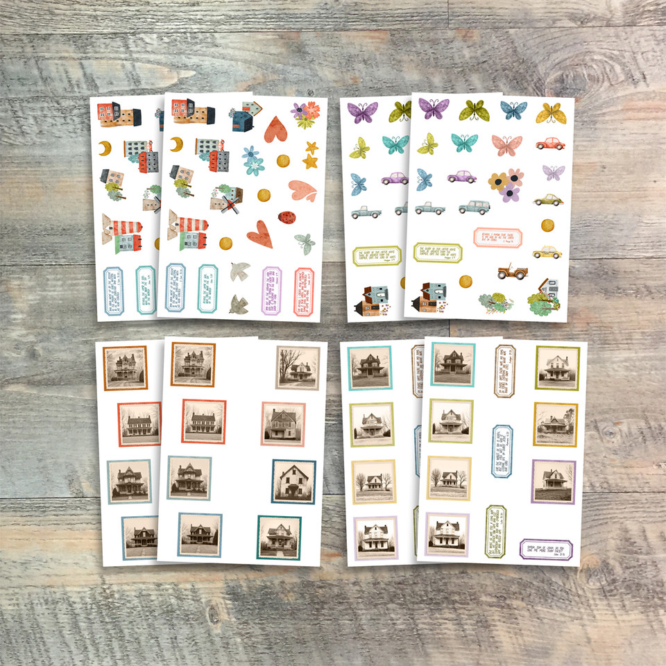 Mini Sticker Pack for The Way Back Home - ByTheWell4God