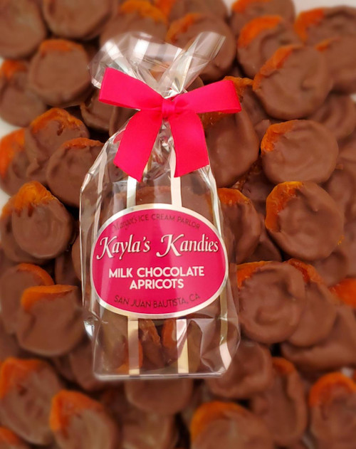 Milk Chocolate Apricots 4 oz