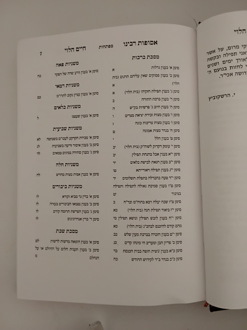 אסופות רבינו חיים הלוי - זרעים-מועד-נשים - בריסק #22