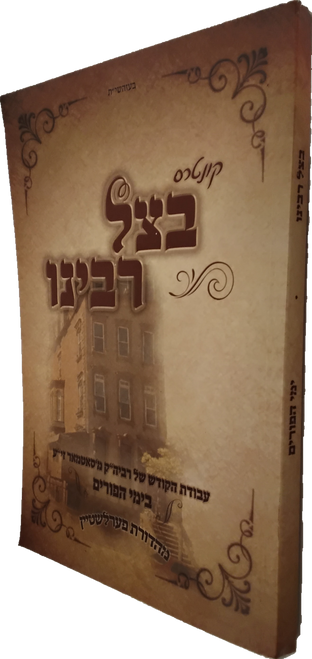 בצל רבינו - ימי הפורים - עבודת הקודש רביה"ק מסאטמאר זי"ע - כריכה רכה #31