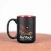 Black and red mug with night sky design 