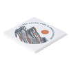Red Rocks Contour Lines Coaster
