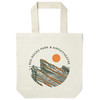 Red Rocks Contour Lines Tote Bag