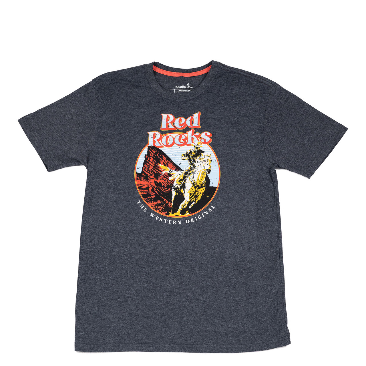 Red Rocks Western Cowboy T-Shirt