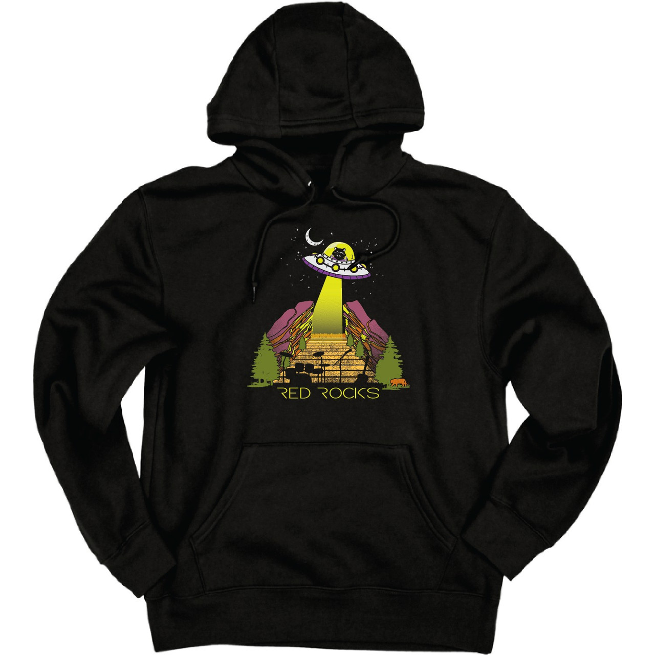 Red Rocks Raccoon Red Rocks Raccoon UFO Hoodie