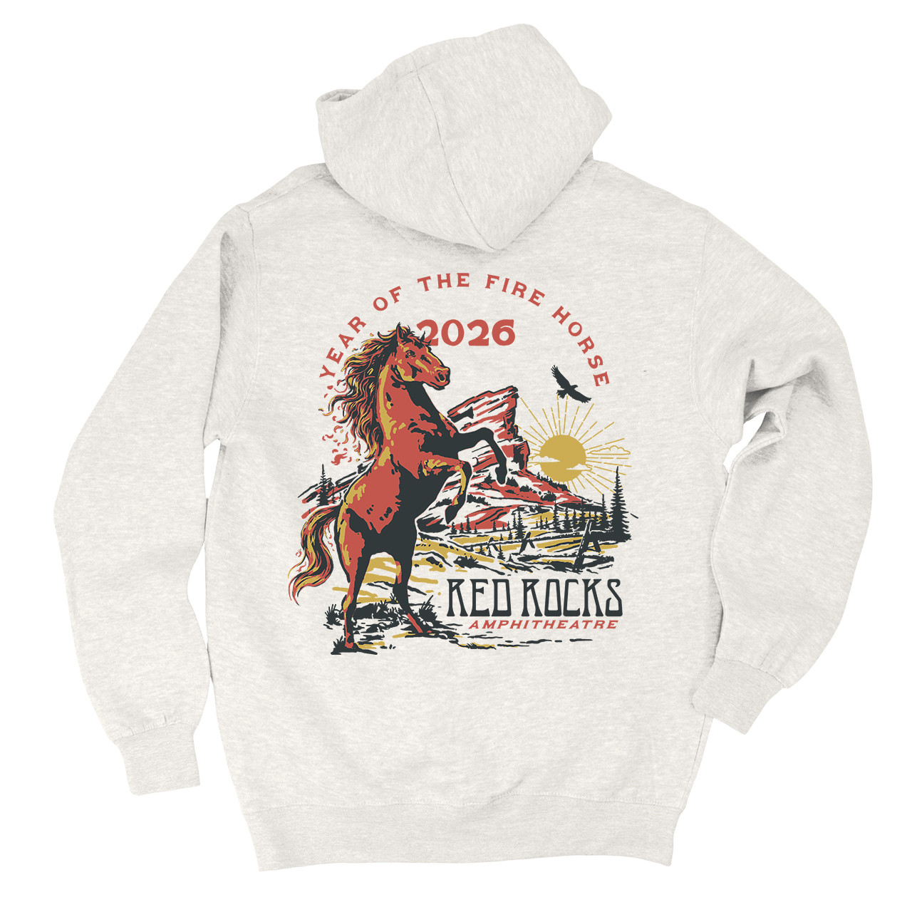 Red Rocks Year Of The Fire Horse Hoodie
