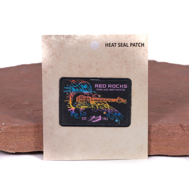 Red Rocks Rainbow Guitar Patch