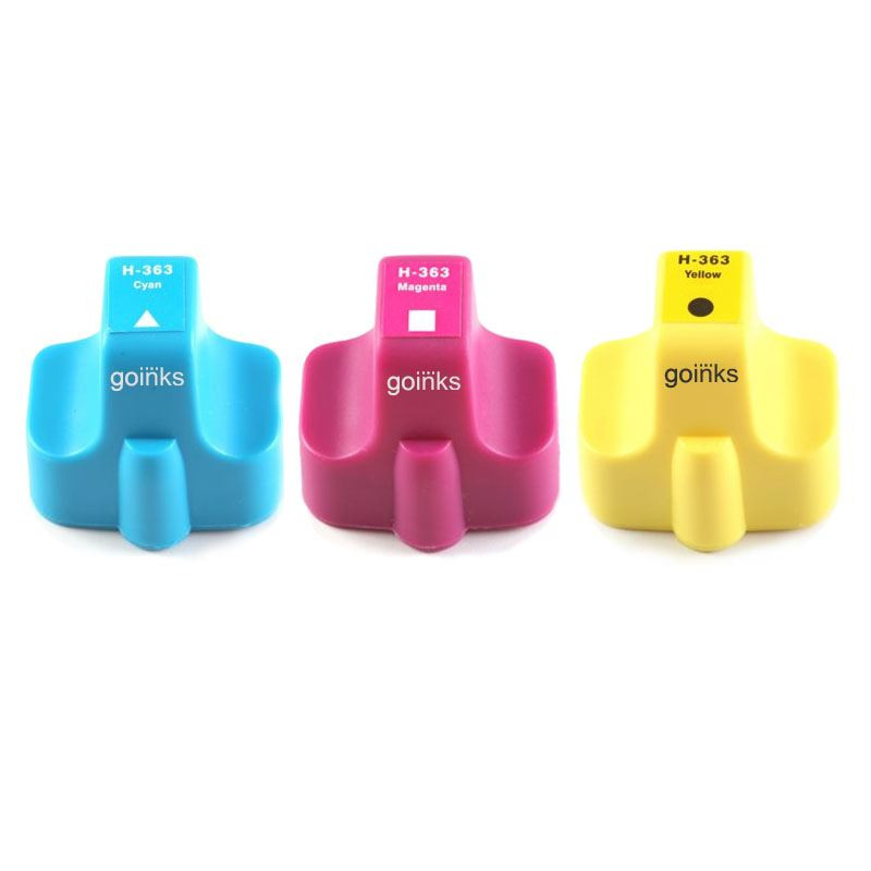 Xl Ink Cartridges To Replace The Hp 363 C M Y With Free Delivery Go Inks