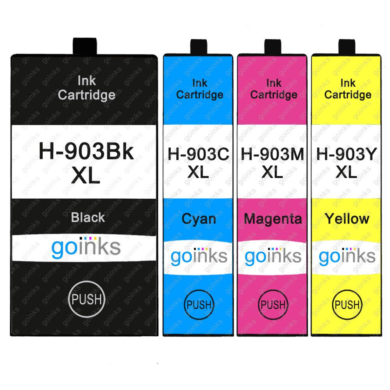 HP 903 903XL Black Cyan Magenta Yellow Ink Cartridges For OfficeJet 6960  Printer