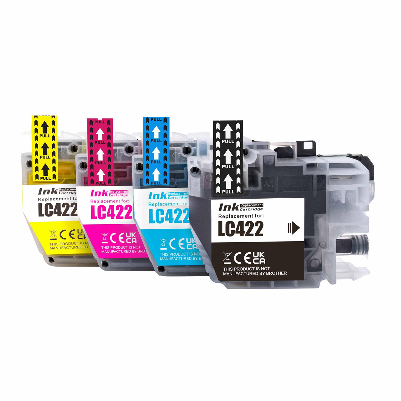 Compatible Brother LC422 - 1 Set of 4 Ink Cartridges from Go Inks (4 Inks)