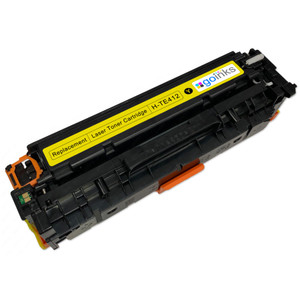 1 Go Inks Yellow Laser Toner Cartridge to replace HP CE412A Compatible / non-OEM for HP Colour & Pro Laserjet Printers