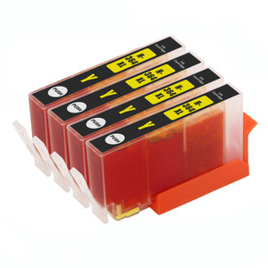 4 Go Inks Compatible Yellow HP 364 XL (HP364Y) Printer Ink Cartridges Compatible / non-OEM for HP Photosmart Printers