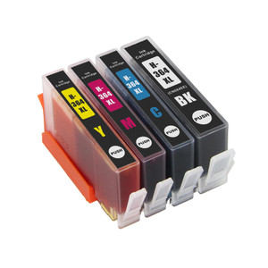 1 Go Inks Compatible Set of 4 HP 364 XL Printer Ink Cartridges Compatible / non-OEM for HP Photosmart Printers (4 Inks)