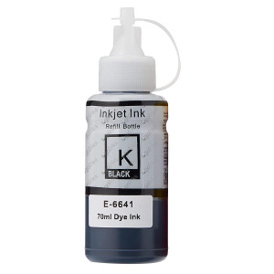 1 Go Inks Black Ink Bottle to replace Epson T6641 Compatible / non-OEM for EcoTank Printers