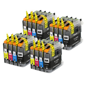 4 Go Inks Set of 4 Ink Cartridges to replace Brother LC123 Compatible / non-OEM for Brothe DCP & MFC Printers  (16 Inks)