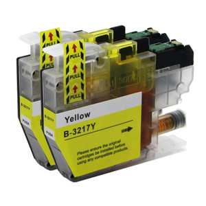 2 Go Inks Yellow Ink Cartridges to replace Brother LC3217Y Compatible / non-OEM for Brother MFC Printers