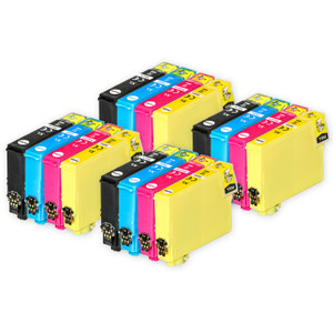 4 Go Inks Set of 4 Ink Cartridges to replace Epson 502XL Compatible / non-OEM for Epson WorkForce & Expression Printers (16 Inks)