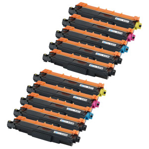 2 Go Inks Set of 4 + extra Black Laser Toner Cartridges to replace Brother TN247 (XL Capacity) Compatible / non-OEM for Brother DCP, MFC & HL Printers