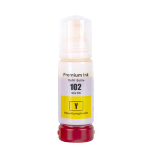 1 Go Inks Yellow 70ml Ink Bottle to replace Epson 102 Compatible/non-OEM for EcoTank Printers