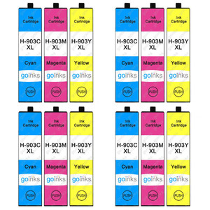 KEENKLE Compatible 903XL Ink Cartridges (1 Black,1 Cyan,1 Magenta,1 Ye