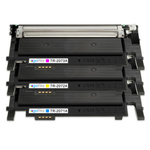1 Go Inks Set of 3 C/M/Y Laser Toner Cartridges to replace HP W2071A, W2072A, W2073A (117a) Compatible / non-OEM for HP Colour Laser Printers