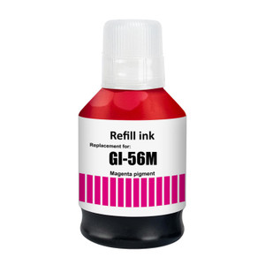 1 Go Inks Magenta 140ml Ink Bottle to replace Canon GI-56M Compatible/non-OEM for MAXIFY GX Series Printers