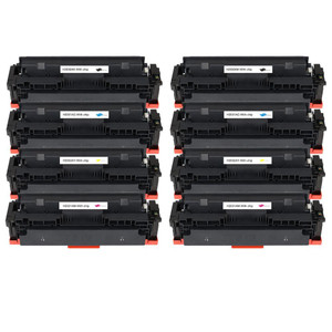 Go Inks 2 Go Inks Set of 4 Laser Toner Cartridges to replace HP W2030A, W2031A, W2032A, W2033A (415A) Compatible / non-OEM for HP Laserjet Pro & Enterprise Printers 