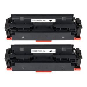 Go Inks 2 Go Inks Black Laser Toner Cartridges to replace HP W2030A (415A) Compatible / non-OEM for HP Laserjet Pro & Enterprise Printers 