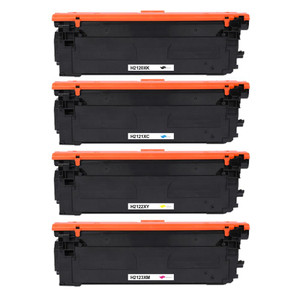 1 Go Inks Set of 4 Laser Toner Cartridges to replace HP W2120X, W2121X, W2122X, W2123X (212X) Compatible / non-OEM for HP Colour LaserJet Enterprise Printers
