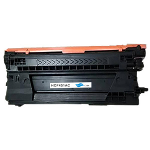 1 Go Inks Cyan Laser Toner Cartridge to replace HP CF451A (655A) Compatible / non-OEM for HP Colour LaserJet Enterprise Printers