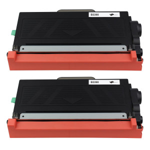 2 Go Inks XL Black Laser Toner Cartridges to replace TN3390 Extra High Capacity Compatible for Brother DCP, HL & MFC Printers