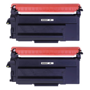 2 Go Inks XL Black Laser Toner Cartridges to replace TN3600XL High Capacity Compatible for Brother DCP, HL & MFC Printers