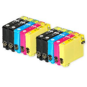 2 Go Inks Set of 4 + extra Black Ink Cartridges to replace Epson 604XL+604XLBk Compatible / non-OEM for Epson Expression Home & WorkForce Printers (10 Inks)