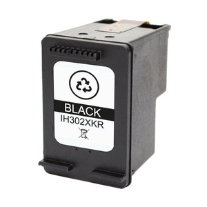 Remanufactured 302XL Black Ink Cartridge (F6U68AE) replacement for HP Printers - 750 Pages