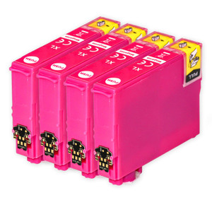 4 Go Inks Magenta Ink Cartridges to replace Epson T1303 Compatible / non-OEM for Epson Stlyus & Workforce Printers